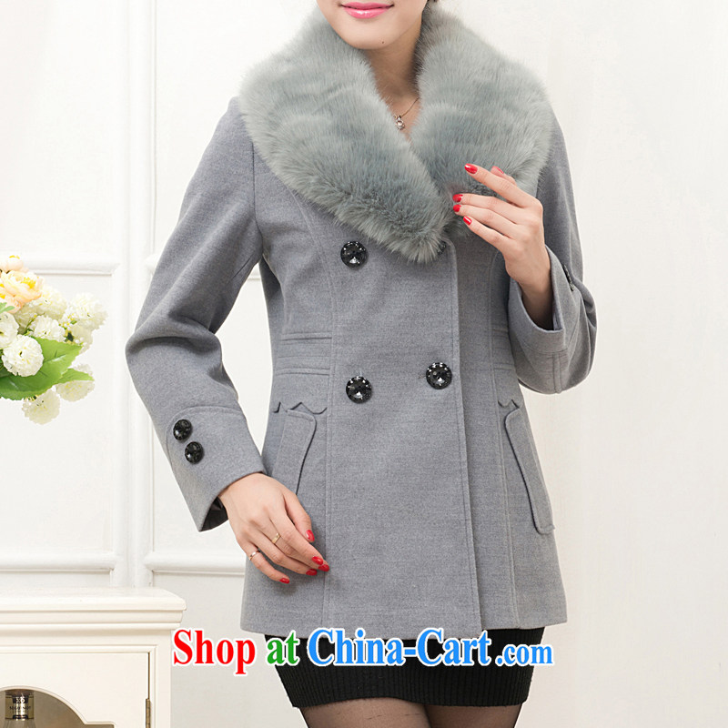 The line will be removed for gross cash back video thin large code gross jacket is great, women with large code jacket 2778 - 4 light gray 5 XL, sea routes, and, on-line shopping