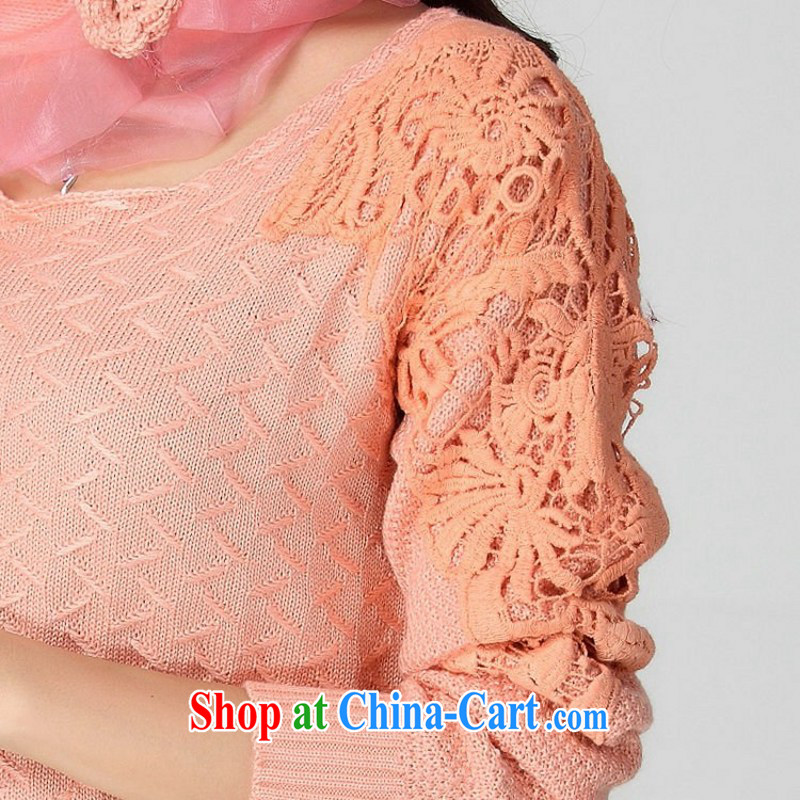 The delivery package as soon as possible the 2014 autumn and winter with Korean OL elegance beauty knitted dresses XL minimalist sweater short skirts and long-sleeved pink are, approximately 130 - 190 jack, land is still the garment, and shopping on the Internet