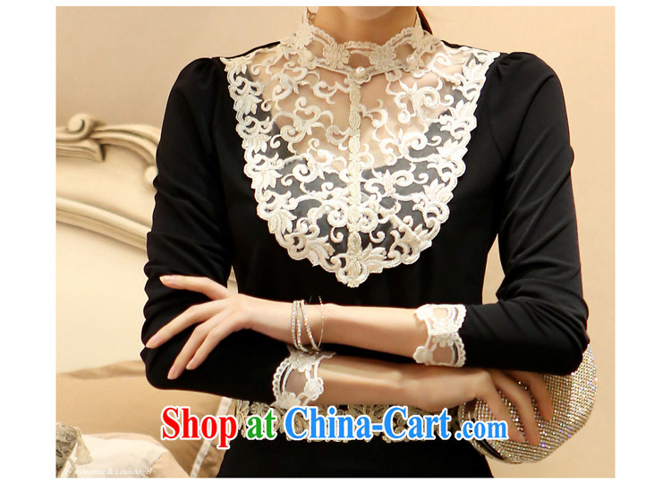 Morning would be 2015 spring new Korea and indeed XL women mm thick lady 100 ground long-sleeved lace stitching, solid collar shirts spell color white 3XL recommendations 150 - 165 Jack pictures, price, brand platters! Elections are good character, the national distribution, so why buy now enjoy more preferential! Health