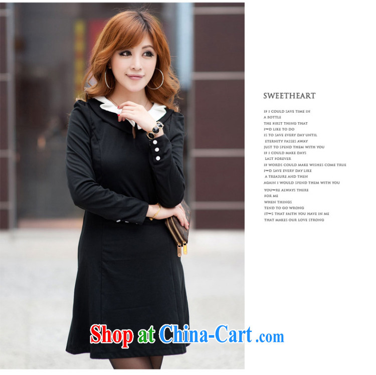 Staff of the fertilizer XL women mm thick spring loaded 2014 new dolls for thick sister graphics thin long-sleeved dresses 526 card the color 3 XL pictures, price, brand platters! Elections are good character, the national distribution, so why buy now enjoy more preferential! Health