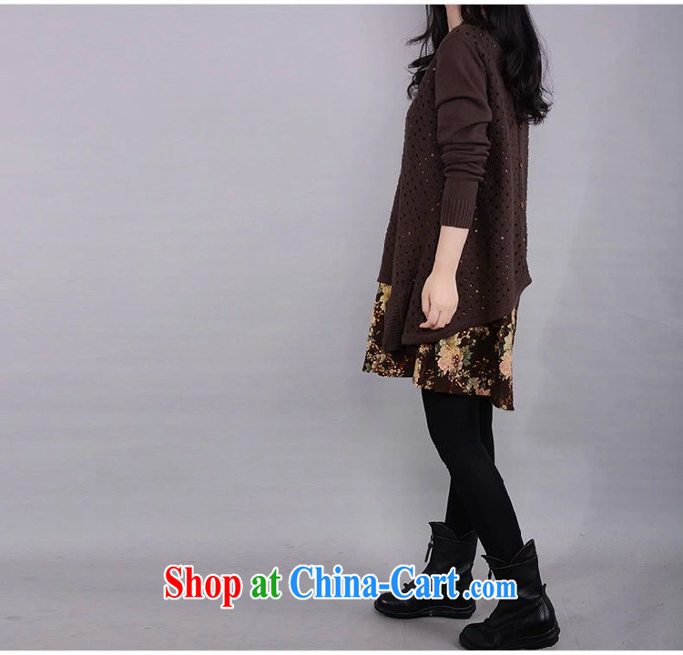 Dora, Mr. honey-care 2015 spring female new pregnant women with large, woolen pullover cotton the knit-dress jacket two-piece 2040 leather red XXL 150 - 170 Jack pictures, price, brand platters! Elections are good character, the national distribution, so why buy now enjoy more preferential! Health