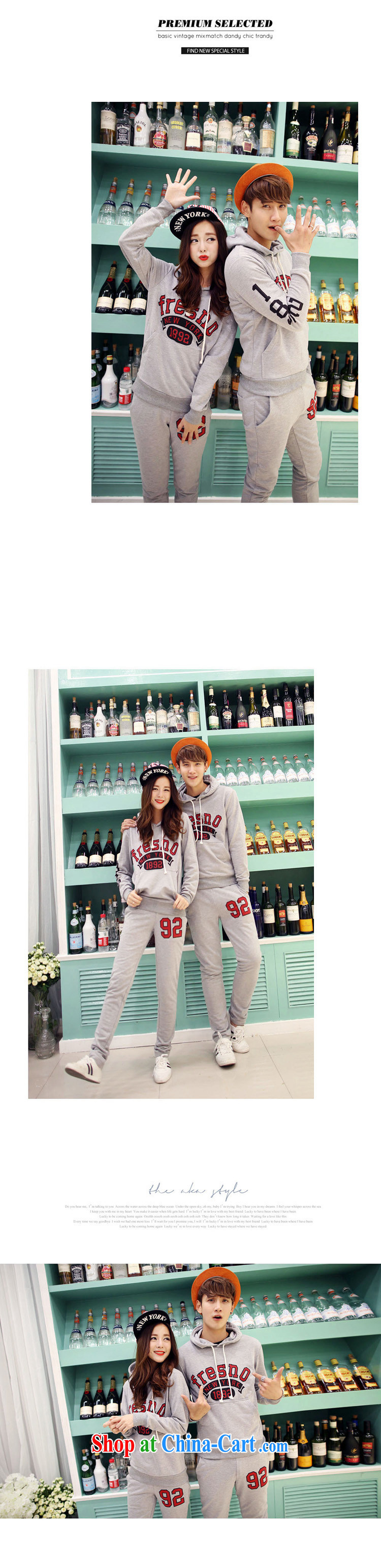 Couples with autumn and the fashion clothing new Korean Beauty couples with the lint-free sport and leisure, clothing and Kit, serving light gray XXL pictures, price, brand platters! Elections are good character, the national distribution, so why buy now enjoy more preferential! Health