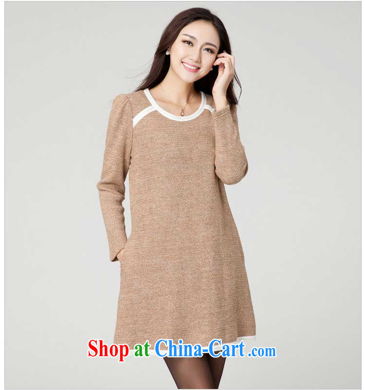 Goss (GOSY) Autumn 2014 the new, larger female fat, cultivating results in Europe and America, a solid color knit long-sleeved dresses gray XXXL pictures, price, brand platters! Elections are good character, the national distribution, so why buy now enjoy more preferential! Health