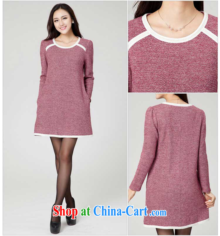 Goss (GOSY) Autumn 2014 the new, larger female fat, cultivating results in Europe and America, a solid color knit long-sleeved dresses gray XXXL pictures, price, brand platters! Elections are good character, the national distribution, so why buy now enjoy more preferential! Health