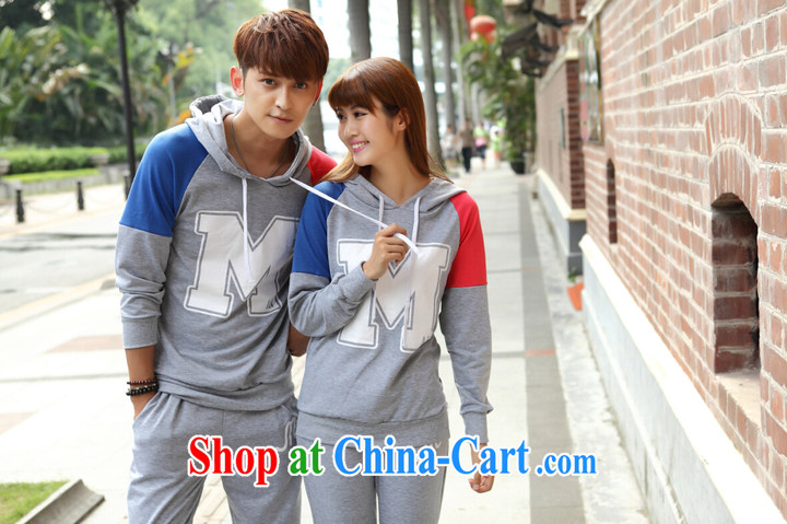 Autumn and the new, popular, Korean Version Stamp long-sleeved sweater sports couples package, serving black T-shirt + pants XXL pictures, price, brand platters! Elections are good character, the national distribution, so why buy now enjoy more preferential! Health