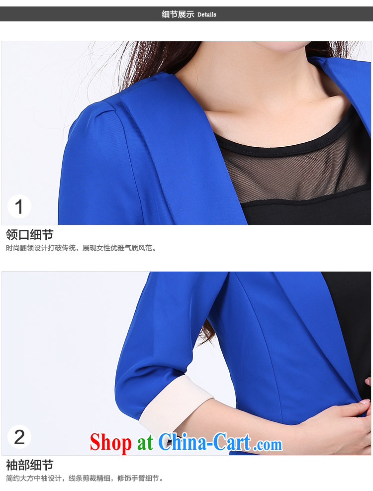 Laurie flower, the Code women mm thick Korean autumn 2014 the new Korean video thin coat small suits 6736 blue 6 XL pictures, price, brand platters! Elections are good character, the national distribution, so why buy now enjoy more preferential! Health