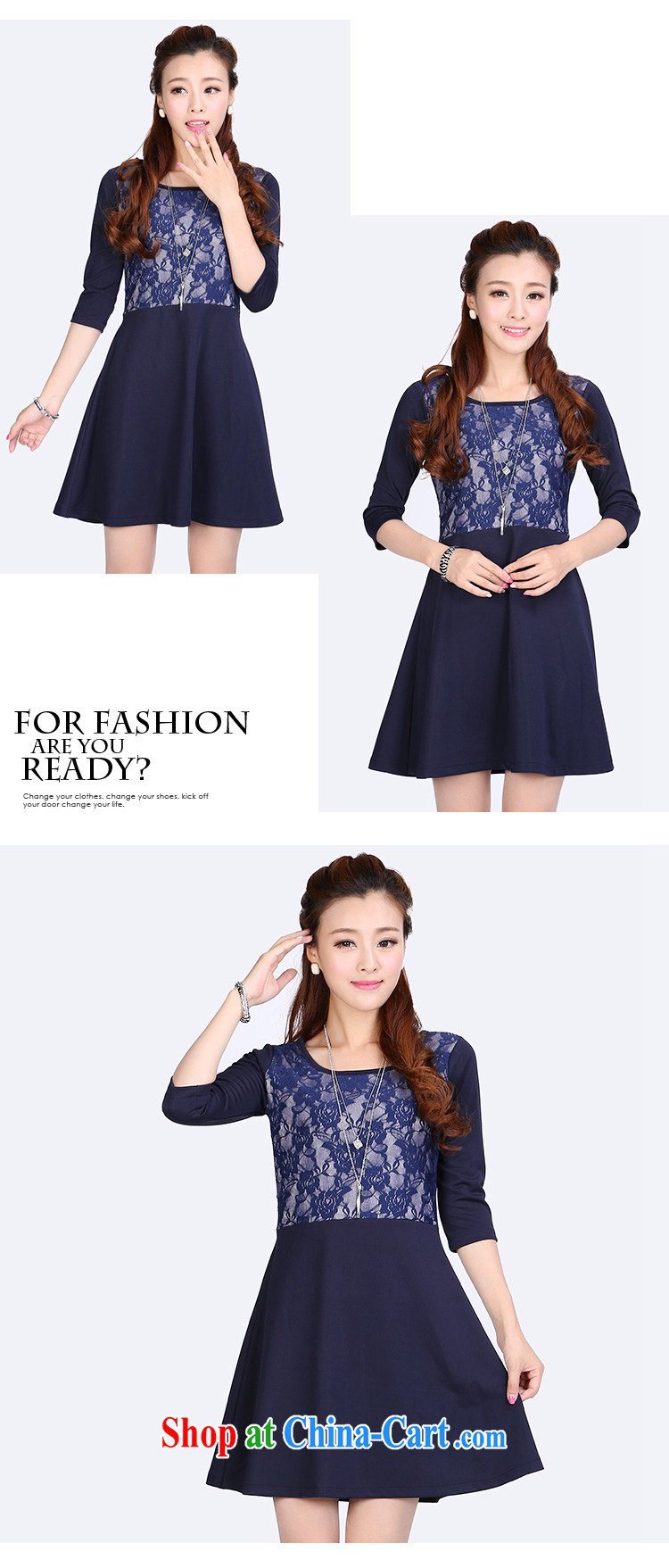 Laurie flower, the Code women dress thick sister graphics thin autumn 2014 the Korean version of the new lace stitching 6634 long-sleeved 4 XL pictures, price, brand platters! Elections are good character, the national distribution, so why buy now enjoy more preferential! Health
