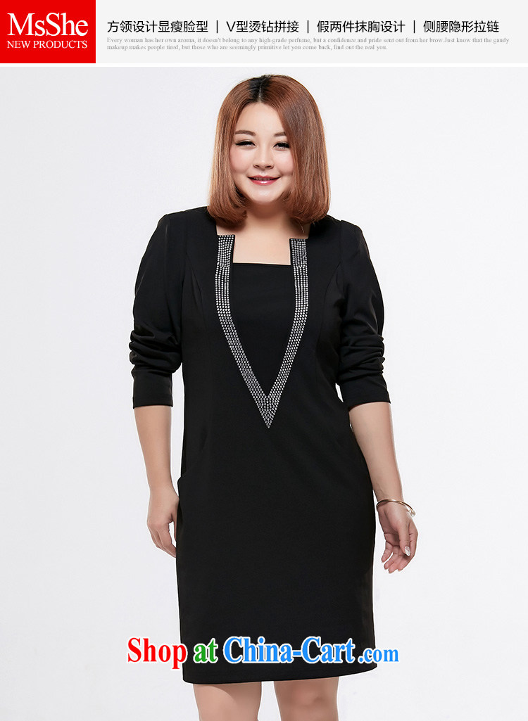 XL long-sleeved dresses Korean Edition Black 6 XL pictures, price, brand platters! Elections are good character, the national distribution, so why buy now enjoy more preferential! Health
