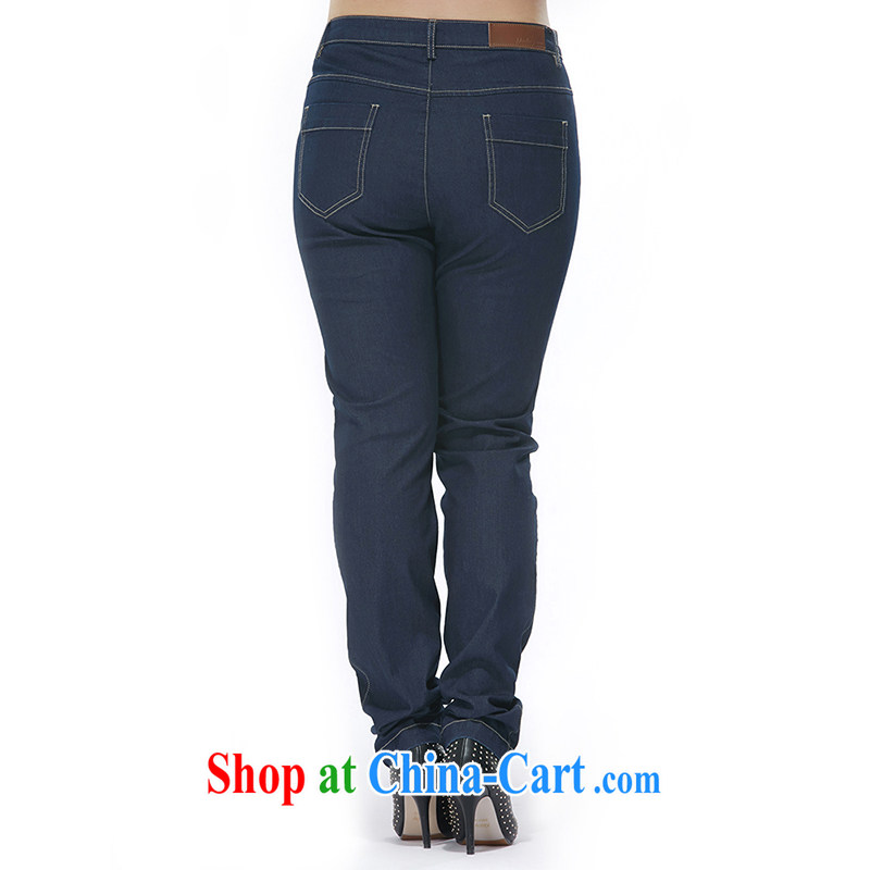 MSSHE XL girls 2014 new winter clothes video skinny legs jeans women pants trousers on 7567 mm denim blue T 2, Susan Carroll, Ms Elsie Leung Chow (MSSHE), shopping on the Internet