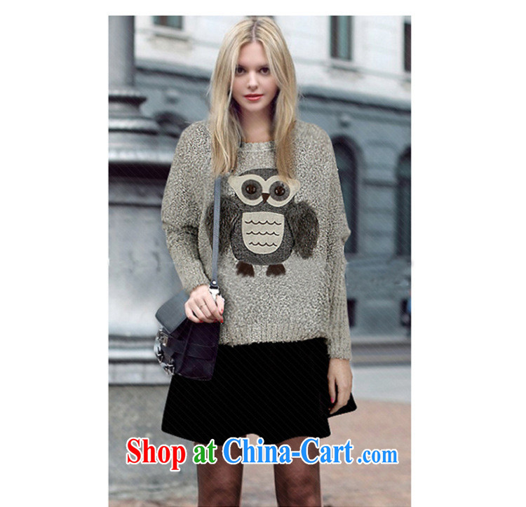 would like to heart Color cabinet 2014 autumn and winter is new, the United States and Europe, pregnant women with loose thick MM the fat fashion owl pregnant women sweater ll gray are code pictures, price, brand platters! Elections are good character, the national distribution, so why buy now enjoy more preferential! Health