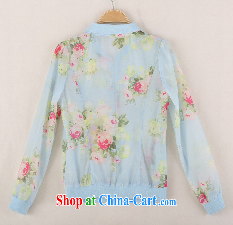 Constitution, and, indeed, blouses mm thick transparent Korean version 2015 spring new long-sleeved cultivating T shirts stamp snow woven shirts 2162 blue flower XL 125 - 140 Jack pictures, price, brand platters! Elections are good character, the national distribution, so why buy now enjoy more preferential! Health