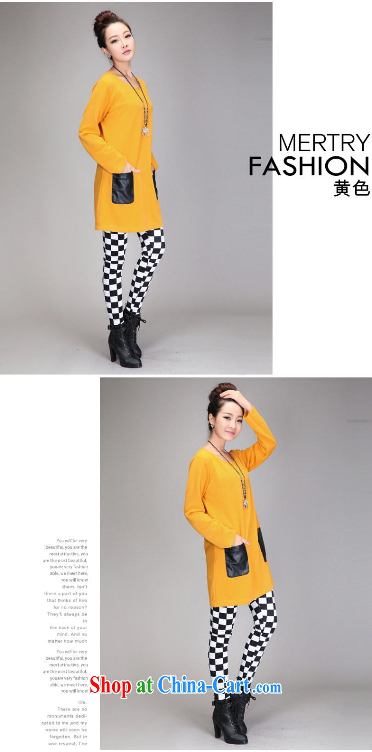 Dora, honey child spring 2015 Korean version of the new, thick mm larger female loose dress long-sleeved T-shirt T-shirt 30807095 blue XXXXL pictures, price, brand platters! Elections are good character, the national distribution, so why buy now enjoy more preferential! Health