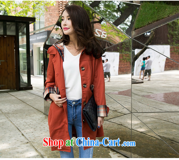 The honey and diverse large, female winter clothing thick mm Korean long-sleeved plaid stitching thick long wind jacket women 2679 blue L pictures, price, brand platters! Elections are good character, the national distribution, so why buy now enjoy more preferential! Health