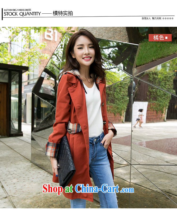 The honey and diverse large, female winter clothing thick mm Korean long-sleeved plaid stitching thick long wind jacket women 2679 blue L pictures, price, brand platters! Elections are good character, the national distribution, so why buy now enjoy more preferential! Health