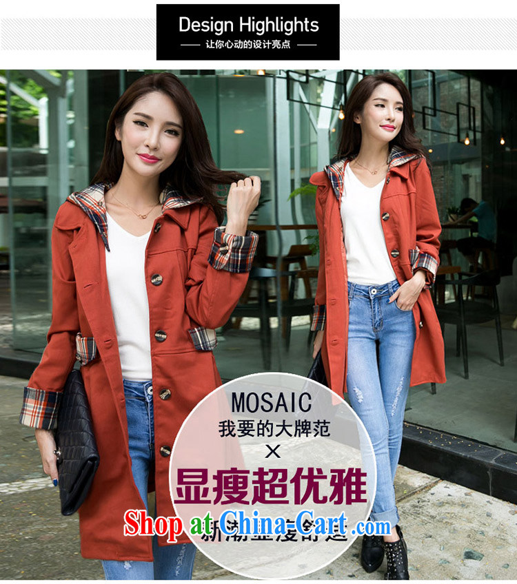 The honey and diverse large, female winter clothing thick mm Korean long-sleeved plaid stitching thick long wind jacket women 2679 blue L pictures, price, brand platters! Elections are good character, the national distribution, so why buy now enjoy more preferential! Health