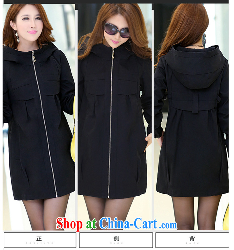 ZORMO Korean female autumn and winter, mm thick and fat increases, the long, Windbreaker black 4XL 160 - 175 Jack pictures, price, brand platters! Elections are good character, the national distribution, so why buy now enjoy more preferential! Health