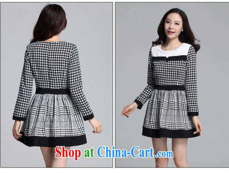 Land is still the Yi XL women dress autumn 2014 the Korean style 1000 birds, stamp duty stitching OL cultivating short skirts the waist graphics thin dresses m thick black 4 XL approximately 170 - 180 Jack pictures, price, brand platters! Elections are good character, the national distribution, so why buy now enjoy more preferential! Health
