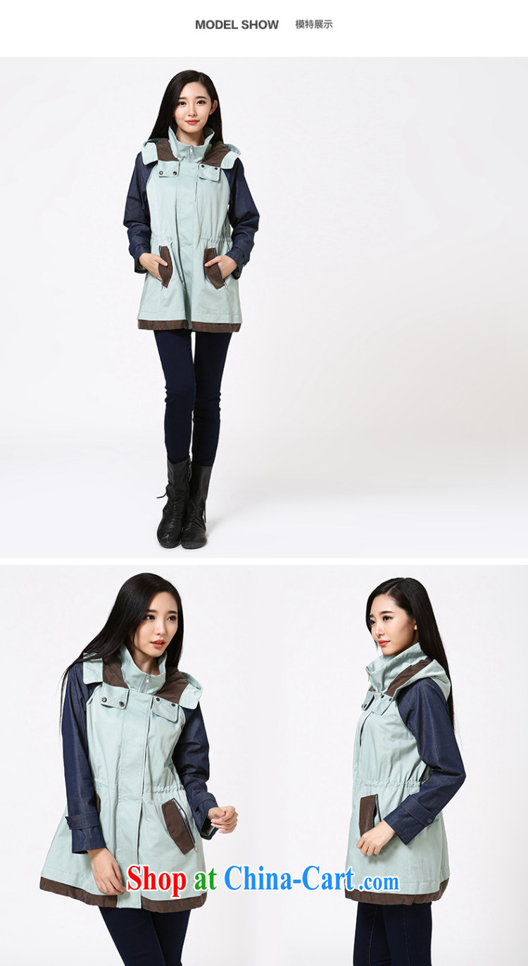 Water by early autumn 2014 new, thick mm long-sleeved jacket Korean version of the greater, female, long windbreaker S QH 14 3497 Diane Tsing XXL pictures, price, brand platters! Elections are good character, the national distribution, so why buy now enjoy more preferential! Health