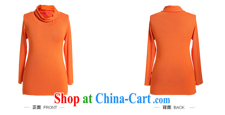 Slim LI Sau 2014 autumn new larger female decoration, 100 ground commuter sweater Q 6277 orange red XL pictures, price, brand platters! Elections are good character, the national distribution, so why buy now enjoy more preferential! Health