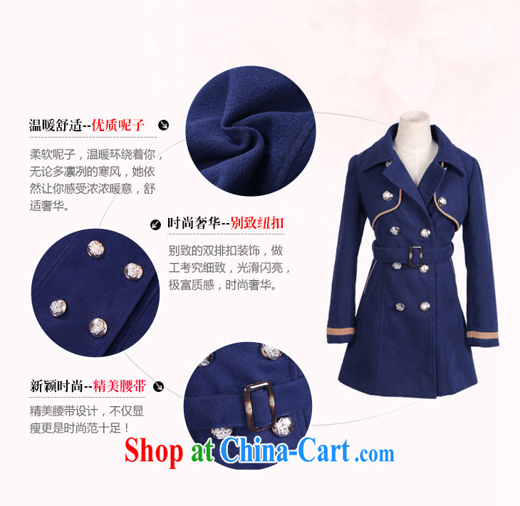 Constitution, and, indeed, women's clothing coats thick sister 2015 winter new sweet temperament double-Korean female long-sleeved thick warm? The Navy XL 100 - 120 Jack pictures, price, brand platters! Elections are good character, the national distribution, so why buy now enjoy more preferential! Health