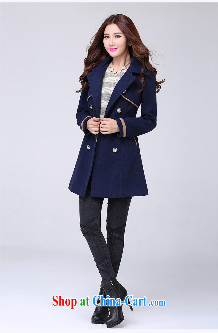 Constitution, and, indeed, women's clothing coats thick sister 2015 winter new sweet temperament double-Korean female long-sleeved thick warm? The Navy XL 100 - 120 Jack pictures, price, brand platters! Elections are good character, the national distribution, so why buy now enjoy more preferential! Health