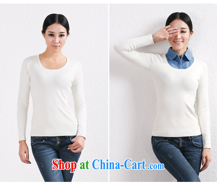 Korean thick larger female round-collar short, cultivating sweater solid shirt low for thick solid sweater-coat wine red XL pictures, price, brand platters! Elections are good character, the national distribution, so why buy now enjoy more preferential! Health