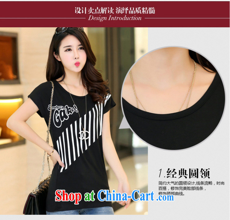 Morning would be 2015 spring new Korea and indeed increase, female fat sister leisure 100 ground graphics thin round-neck collar short-sleeved stamp, generation, T shirt T-shirt black 4XL pictures, price, brand platters! Elections are good character, the national distribution, so why buy now enjoy more preferential! Health
