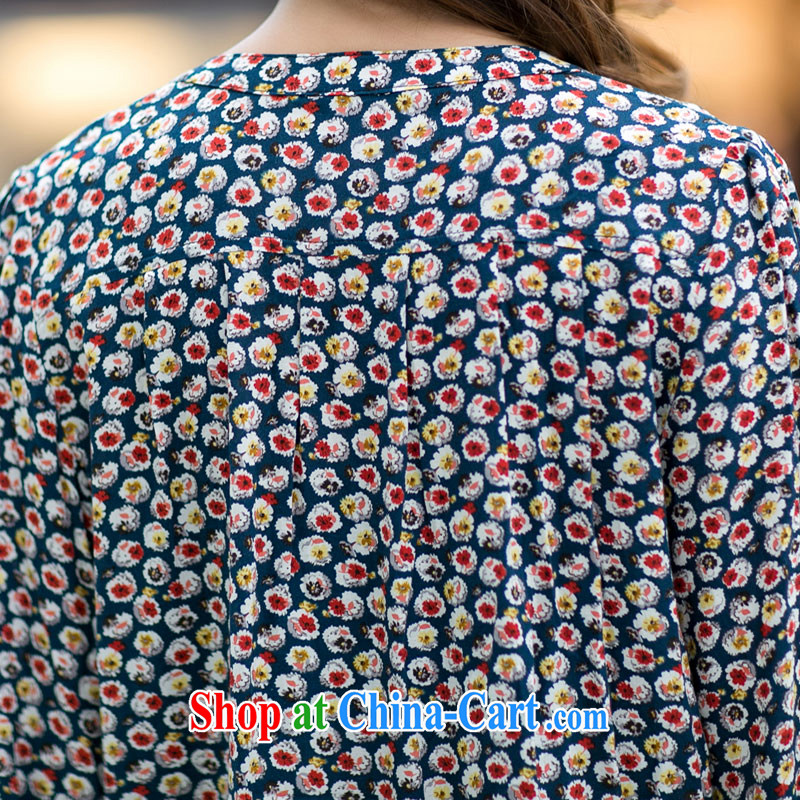 The ink marks spring 2015 new Korean trendy, female snow-woven dresses thick MM loose video thin-waist V collar long-sleeved snow-woven dresses green suit 4 XL recommendations 165 - 180 jack), and the ink marks, and shopping on the Internet