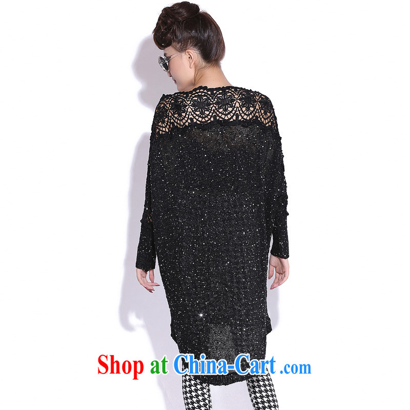 Let me clear the Advisory Committee 2015 spring and autumn and winter clothing New, and indeed increase, women with thick mm thick sister, long, knitted shirts sweater skirt black loose all code tile 140, made the Advisory Committee (mmys), online shopping
