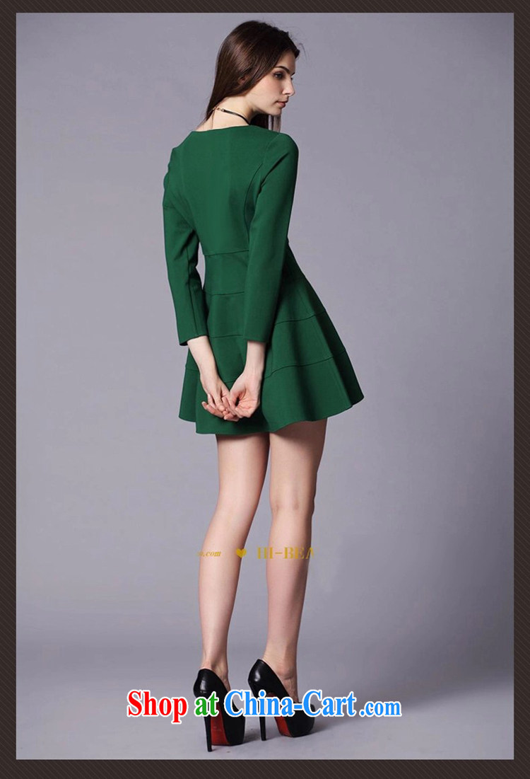 Beautiful followers fall 2014 new Europe and America, the largest number 7 cuffs loose video thin female high-end dresses female A Field dress the waist graphics thin the red XXXXL pictures, price, brand platters! Elections are good character, the national distribution, so why buy now enjoy more preferential! Health