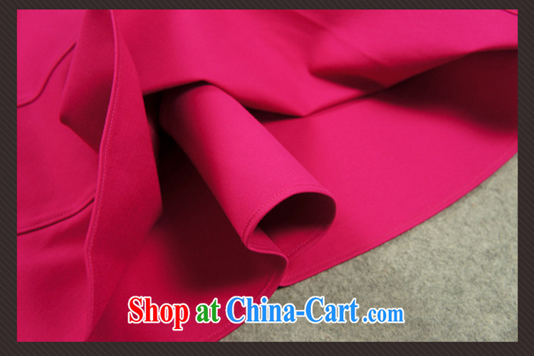 Beautiful followers fall 2014 new Europe and America, the largest number 7 cuffs loose video thin female high-end dresses female A Field dress the waist graphics thin the red XXXXL pictures, price, brand platters! Elections are good character, the national distribution, so why buy now enjoy more preferential! Health