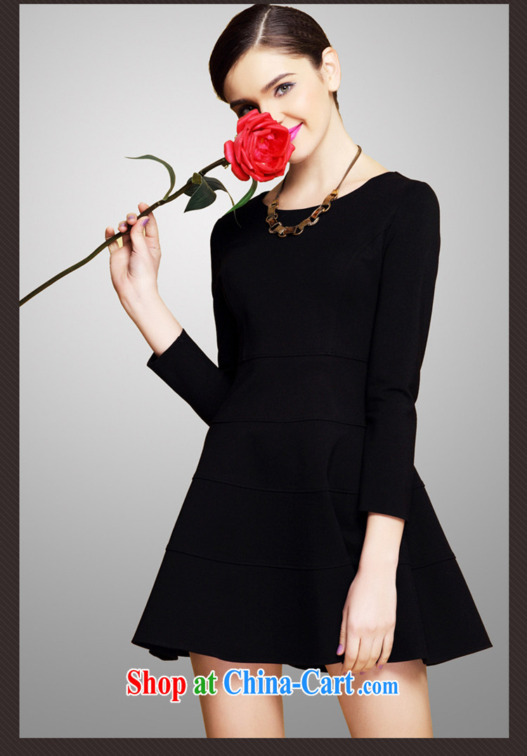 Beautiful followers fall 2014 new Europe and America, the largest number 7 cuffs loose video thin female high-end dresses female A Field dress the waist graphics thin the red XXXXL pictures, price, brand platters! Elections are good character, the national distribution, so why buy now enjoy more preferential! Health