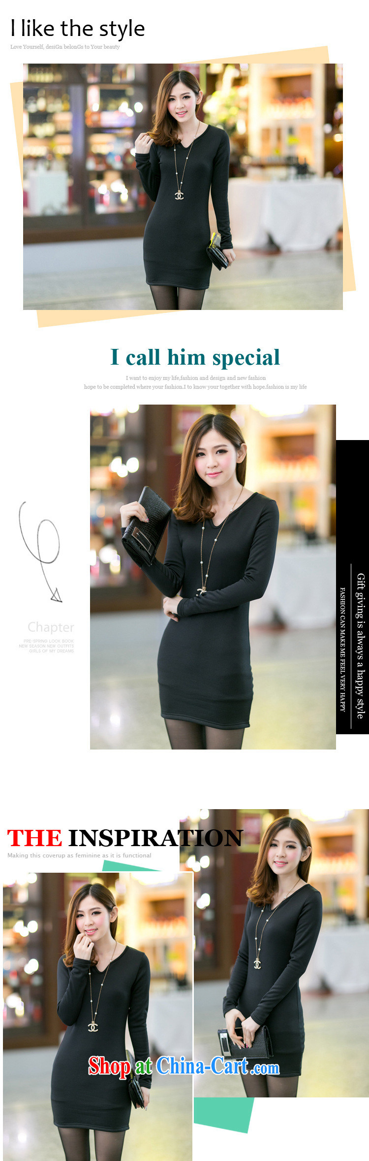 Island wind 2014 autumn and winter Korean female new Deep V for lint-free cloth with long-sleeved solid beauty package and a skirt 729 light gray M pictures, price, brand platters! Elections are good character, the national distribution, so why buy now enjoy more preferential! Health