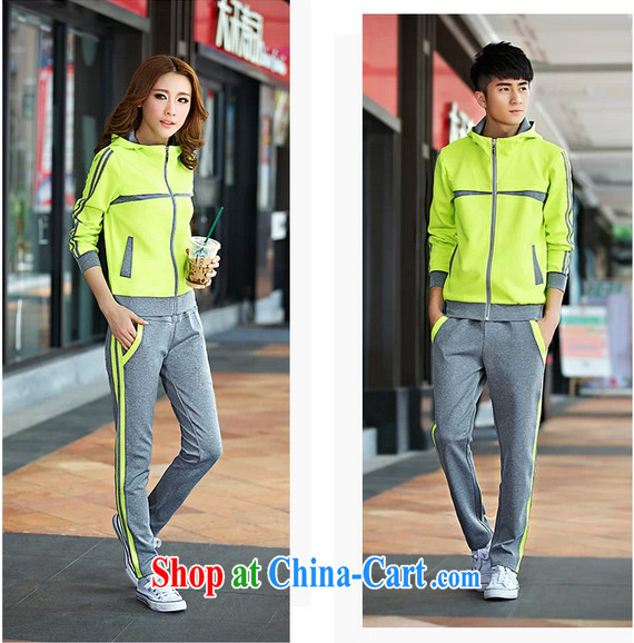 2014 new stylish lounge couples sportswear men and women hit autumn colors XL high-end atmosphere trousers sweater cap two-piece red male XXL pictures, price, brand platters! Elections are good character, the national distribution, so why buy now enjoy more preferential! Health
