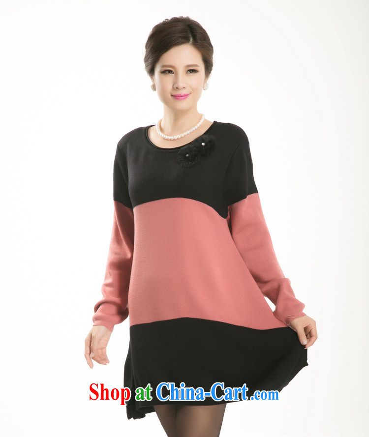 sea routes take new round-collar spell color the code sweaters, long, large, female, solid wear sweaters 6421 - G red are code pictures, price, brand platters! Elections are good character, the national distribution, so why buy now enjoy more preferential! Health