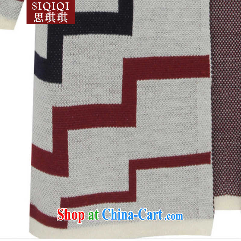 The Qi Qi (SIQIQI) Autumn 2014 the new emphasis on Europe and MM solid color pattern is the girl with the long, knitted shirts ZZS 1022 photo color 3XL, Qi Qi (SIQIQI), online shopping