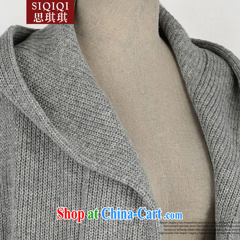 Cisco-gi-gi (SIQIQI) 2015 spring new thick MM in Europe and the Code, long, Ma folder solid color the Code women 1005 MJ light gray 3 XL, Qi Qi (SIQIQI), online shopping