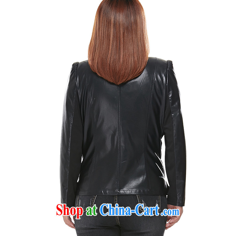 MsShe autumn 2014 the XL female round-collar 100 hem garment with jacket 7503 black 4XL, Susan Carroll, Ms Elsie Leung Chow (MSSHE), online shopping