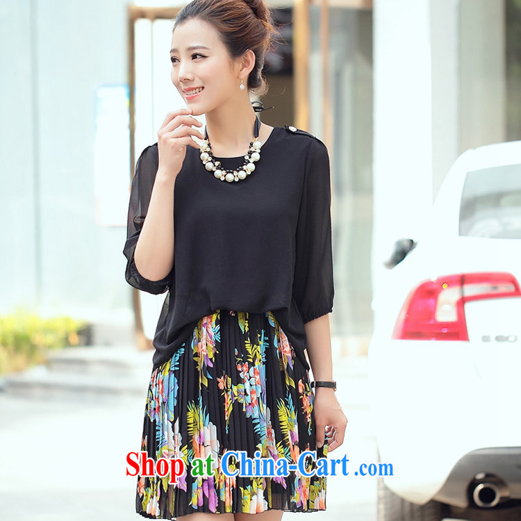 Zhang Lin , thick mm summer 2015 New, and indeed increase, female fat sister Korean video thin King code stamp snow woven dresses 100 hem black 4XL recommendations 180 - 200 Jack pictures, price, brand platters! Elections are good character, the national distribution, so why buy now enjoy more preferential! Health