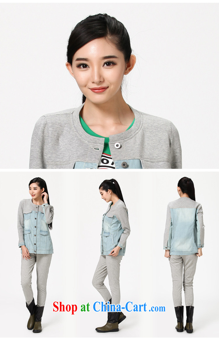 Water with new, long-sleeved jacket girls spring 100 to 2014 Korean version of the greater code female cowboy jacket S QJ 14 3564 cowboy, XXL pictures, price, brand platters! Elections are good character, the national distribution, so why buy now enjoy more preferential! Health