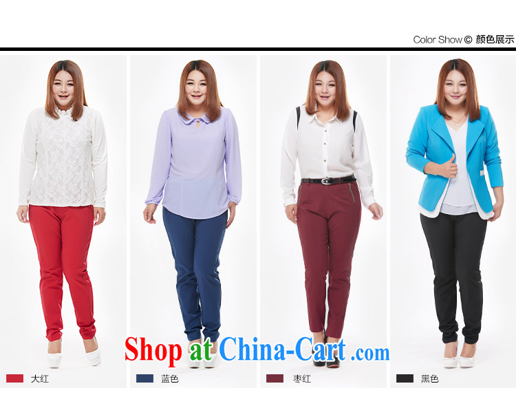 msshe XL Women fall 2014 with new, thick mm commute video thin solid casual pants 7586 maroon T 5 pictures, price, brand platters! Elections are good character, the national distribution, so why buy now enjoy more preferential! Health