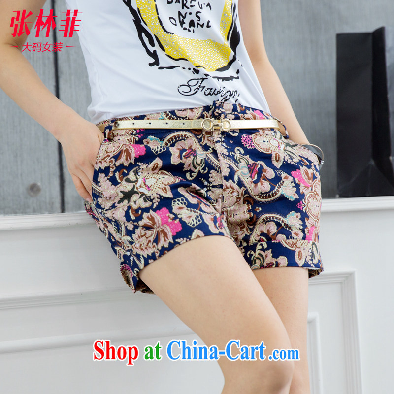 Zhang Lin , thick mm summer 2015 New, and indeed increase, female fat sister summer King, female shorts 200 Jack leisure hot pants as the color 4 XL recommendations 160 - 175 jack, Zhang Lin (ZHANGLINFEI), online shopping