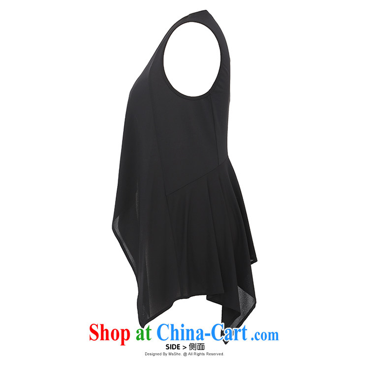 MSSHE XL girls 2014 new summer simplicity 100 ground sleeveless snow woven a European wind thin 7211 black 6 XL pictures, price, brand platters! Elections are good character, the national distribution, so why buy now enjoy more preferential! Health