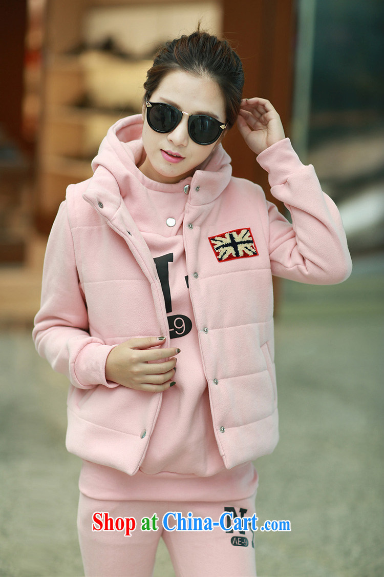 2014 new ladies sweater 3-Piece thicken the lint-free cloth sweater Kit leisure trousers sportswear watermelon red XXL pictures, price, brand platters! Elections are good character, the national distribution, so why buy now enjoy more preferential! Health