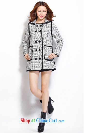 cheer for 2014 XL girls thick MM autumn and winter, the United States and Europe thick sister graphics thin, long jacket Item No. 2276 white 5 XL pictures, price, brand platters! Elections are good character, the national distribution, so why buy now enjoy more preferential! Health
