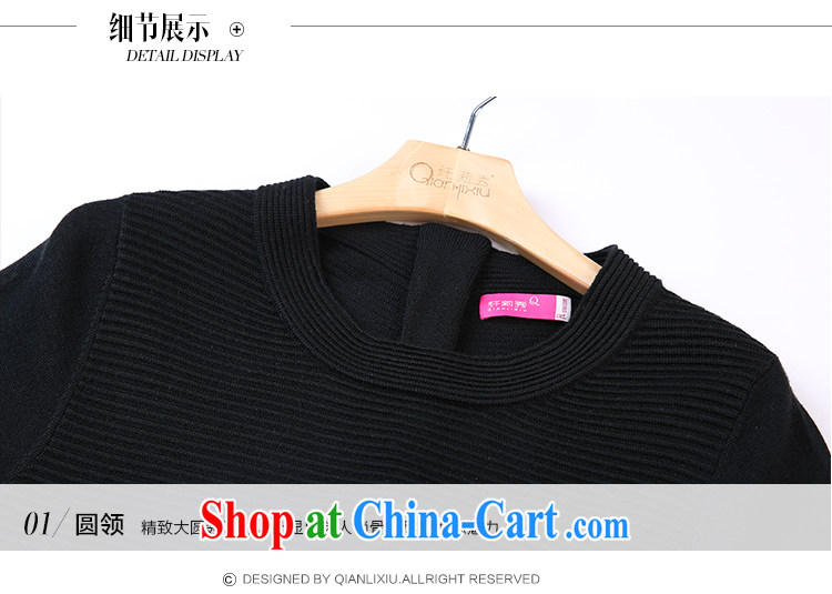 Slim Li-su 2014 autumn and winter new liberal minimalist round-collar long-sleeved woolen knitted shirts Q 5918 purple 3XL pictures, price, brand platters! Elections are good character, the national distribution, so why buy now enjoy more preferential! Health