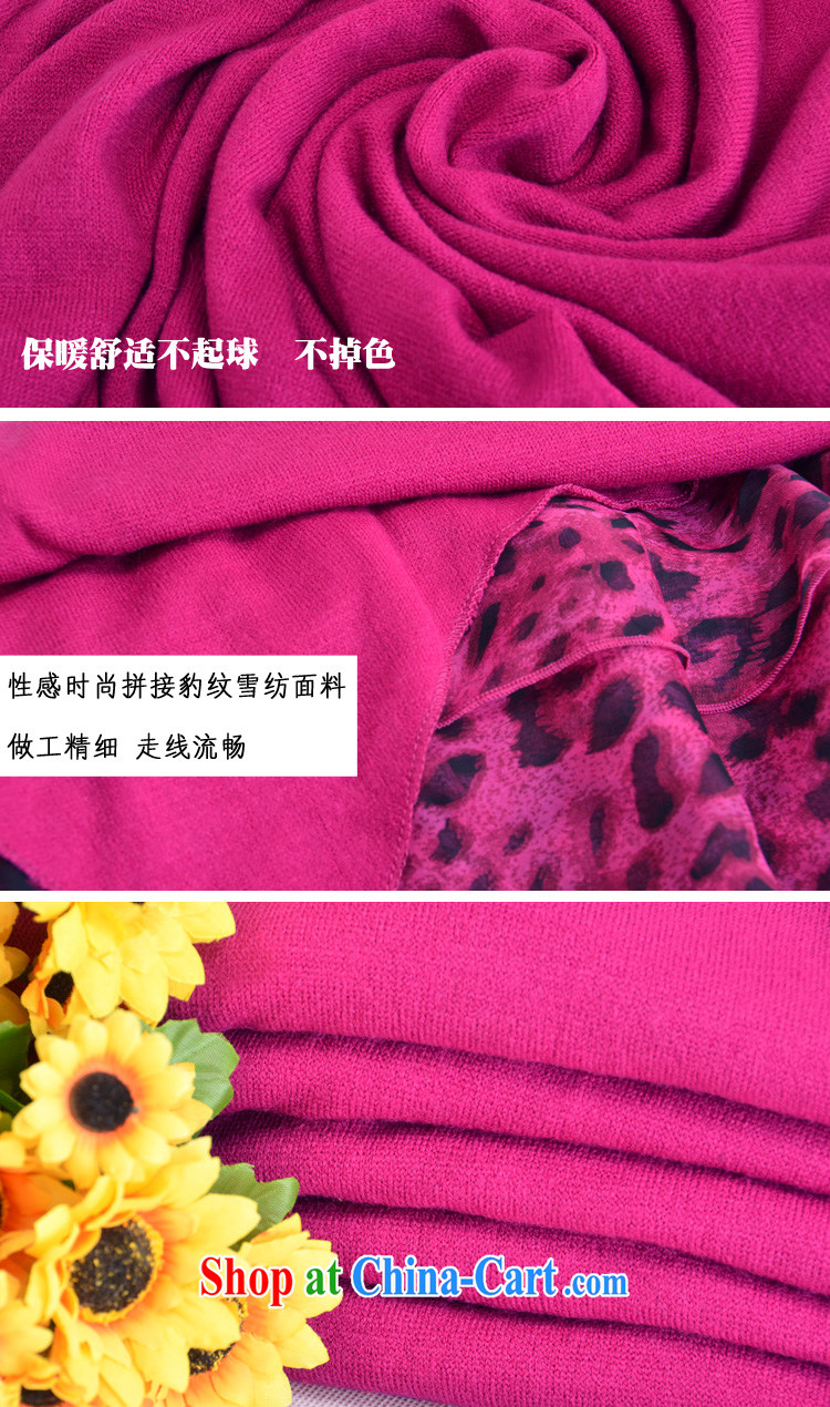 In short, will be the 2014 new Korean version of the greater code female increase the obesity MM loose video thin leave of two pin Leopard knitted dresses J 060 Magenta 3 XL (180 - 200 ) jack pictures, price, brand platters! Elections are good character, the national distribution, so why buy now enjoy more preferential! Health