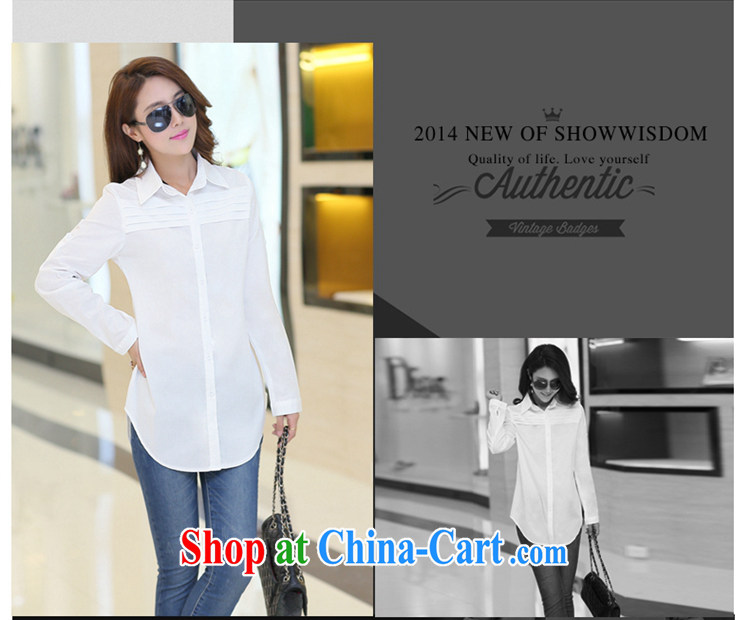 ZORMO Korean female autumn and winter, long-sleeved lapel mm thick and fat XL shirt, long, solid career with Tibetan cyan XXL 130 - 140 Jack pictures, price, brand platters! Elections are good character, the national distribution, so why buy now enjoy more preferential! Health