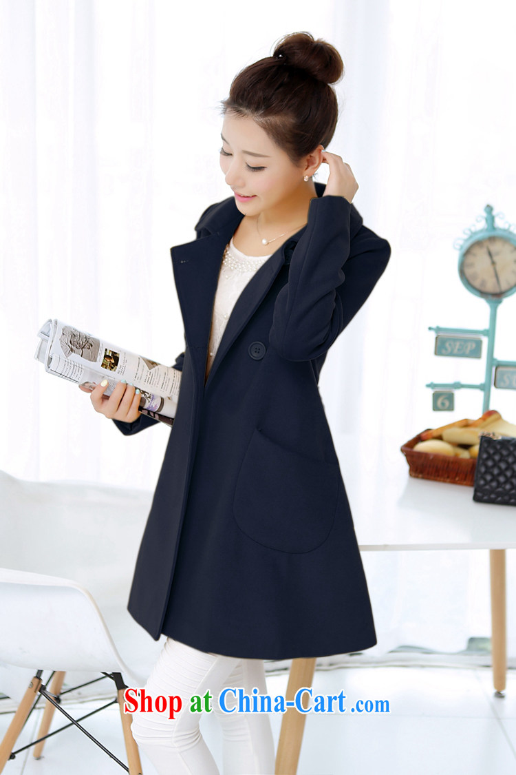 Arthur's magic coat 2015 new, large, female Korean version, long, loose video thin spring coat female hair? coat jacket girls purple XXL pictures, price, brand platters! Elections are good character, the national distribution, so why buy now enjoy more preferential! Health