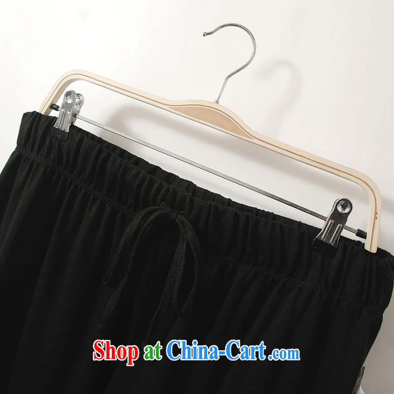 New, and indeed increase, female fat mm autumn is the code female casual pants pants King code 200 Jack hLK black 1X, talking about the Zhuang (gazizhuang), online shopping